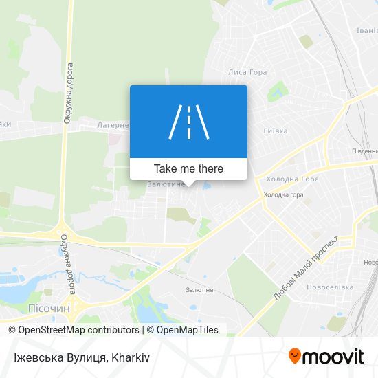 Іжевська Вулиця map