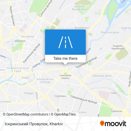 Іскринський Провулок map