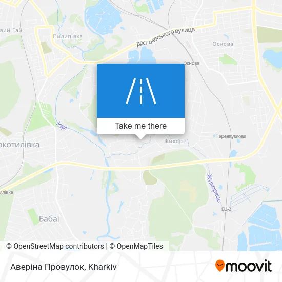 Карта Аверіна Провулок
