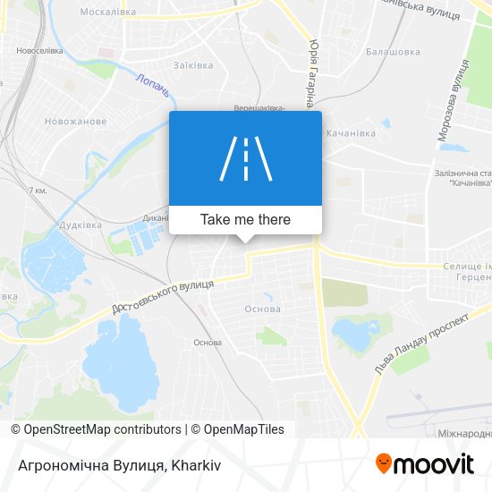 Агрономічна Вулиця map