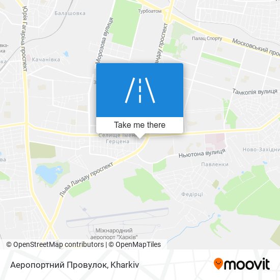 Аеропортний Провулок map