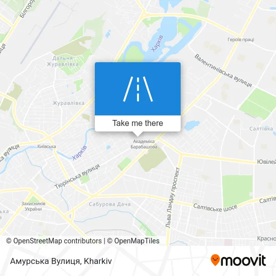Карта Амурська Вулиця