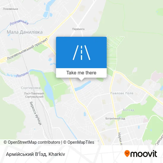 Карта Армійський В’Їзд