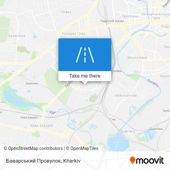Карта Баварський Провулок