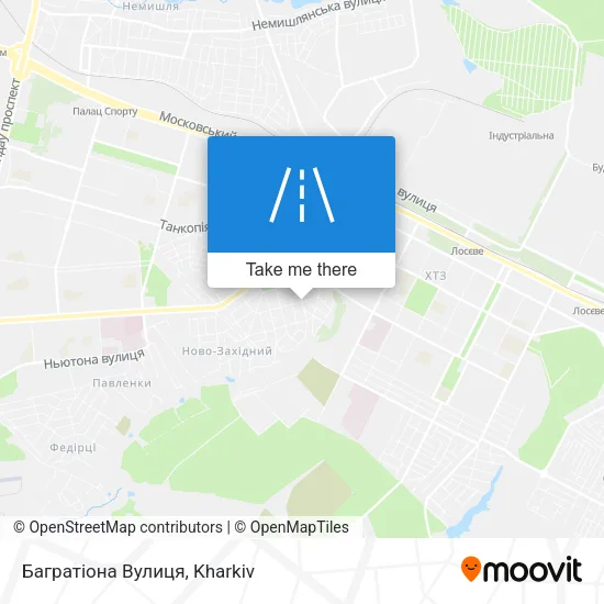 Карта Багратіона Вулиця