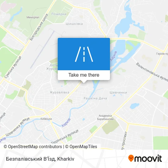 Карта Безпалівський В’Їзд