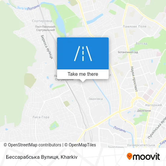 Карта Бессарабська Вулиця
