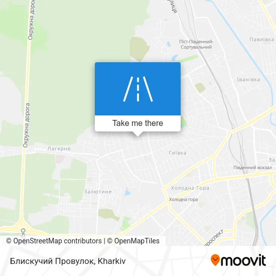 Карта Блискучий Провулок