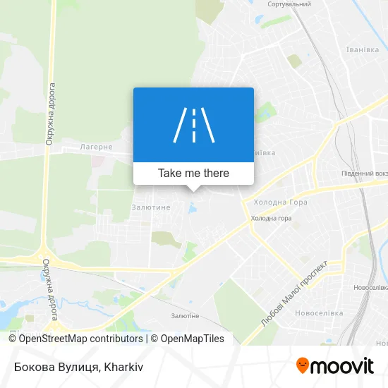 Бокова Вулиця map