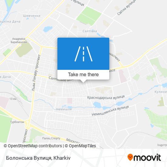 Болонська Вулиця map