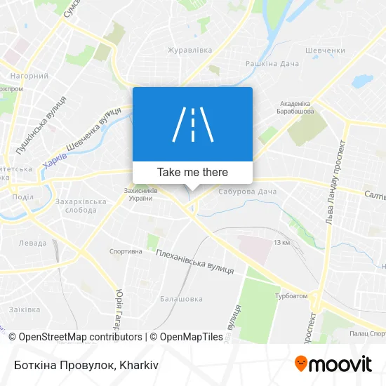 Карта Боткіна Провулок