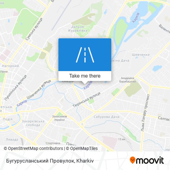 Бугурусланський Провулок map