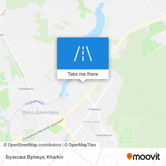 Карта Бузкова Вулиця
