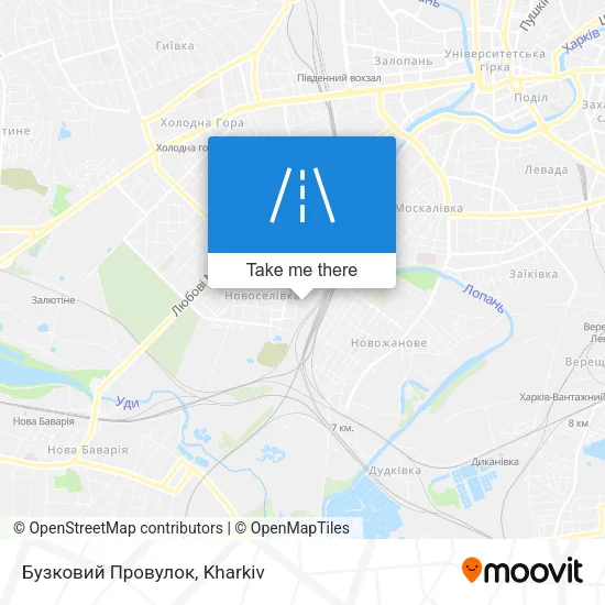 Карта Бузковий Провулок
