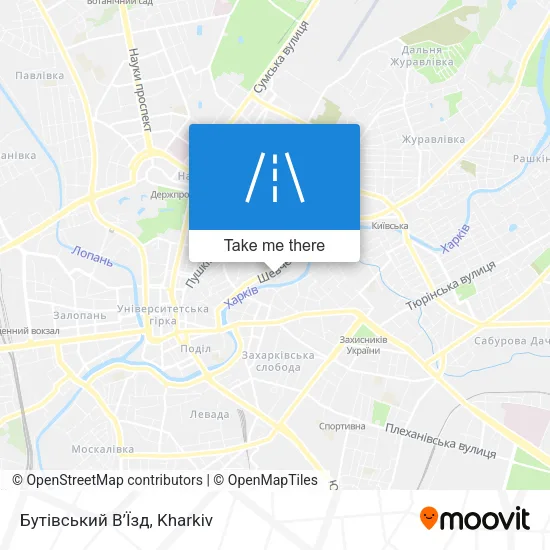 Карта Бутівський В’Їзд