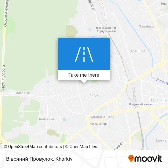 Карта Вівсяний Провулок