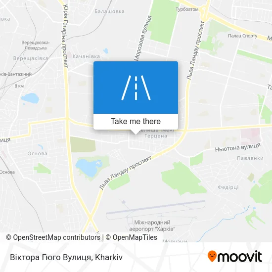 Карта Віктора Гюго Вулиця