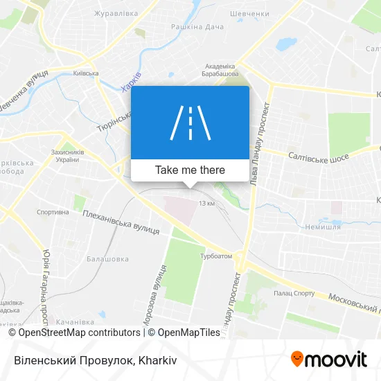 Карта Віленський Провулок