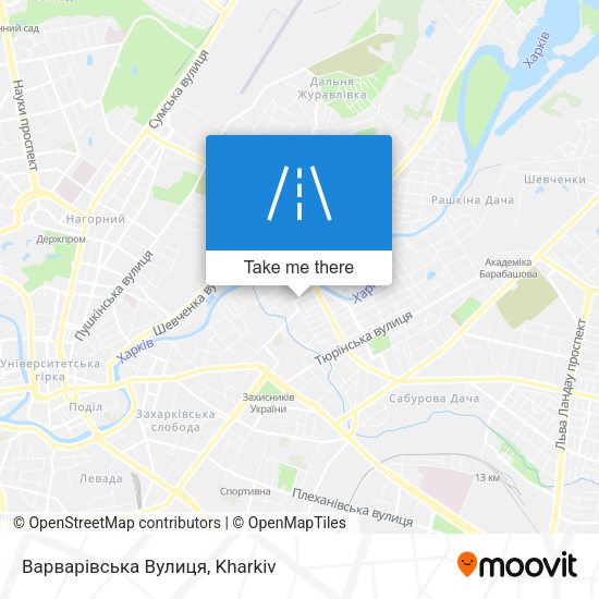 Варварівська Вулиця map