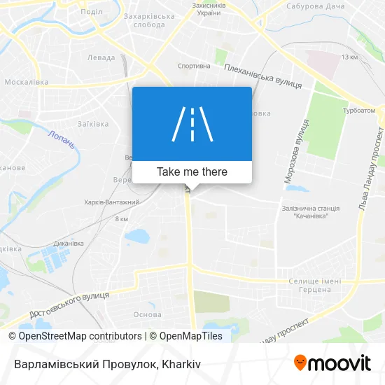 Карта Варламівський Провулок