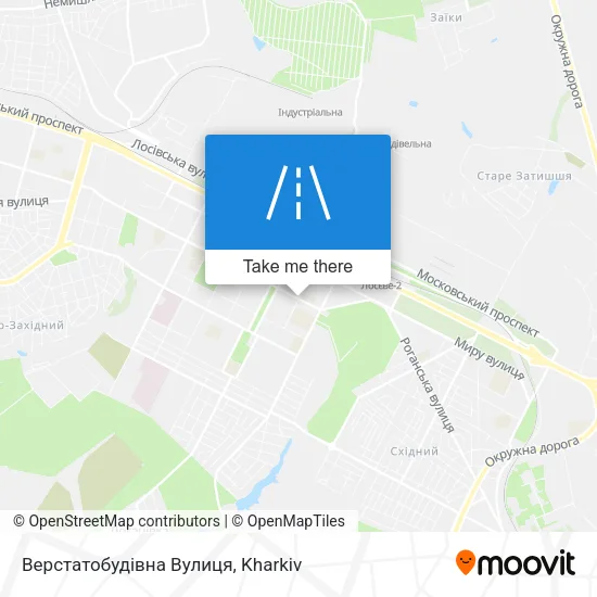 Карта Верстатобудівна Вулиця