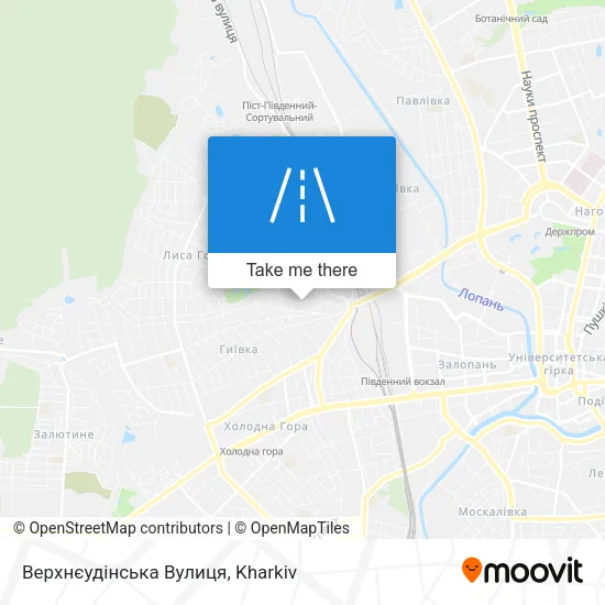 Карта Верхнєудінська Вулиця
