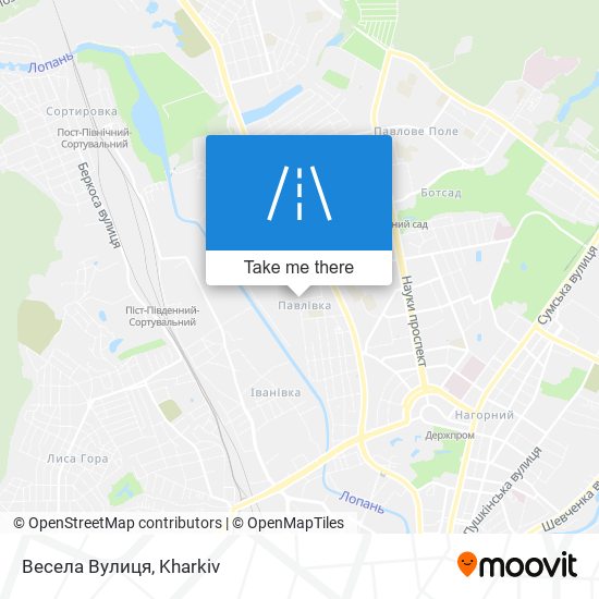 Весела Вулиця map