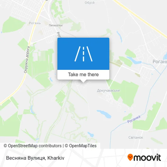 Карта Весняна Вулиця