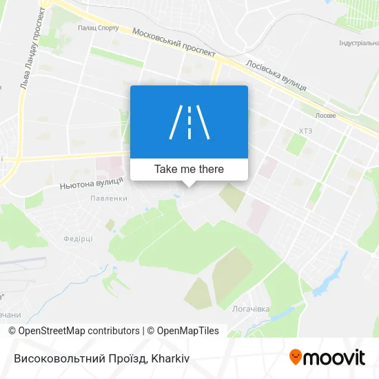Карта Високовольтний Проїзд