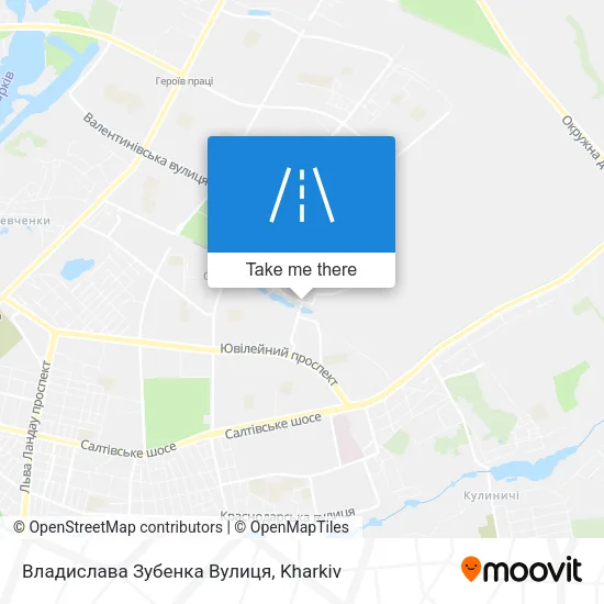 Карта Владислава Зубенка Вулиця