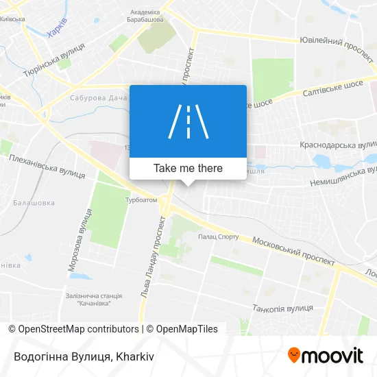 Карта Водогінна Вулиця