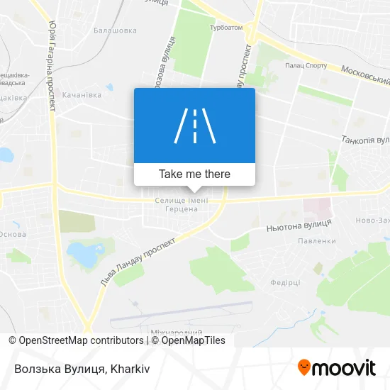 Карта Волзька Вулиця
