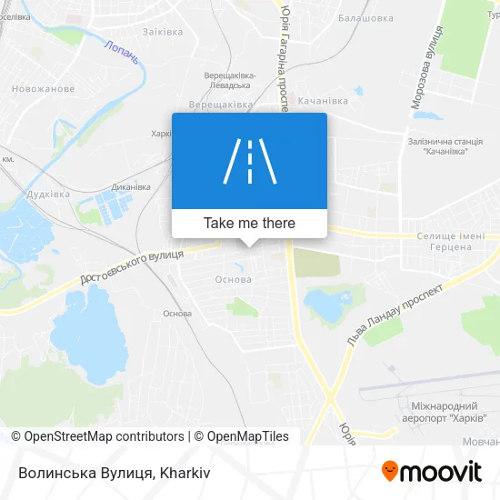 Карта Волинська Вулиця