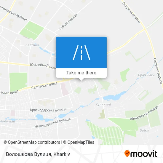 Карта Волошкова Вулиця