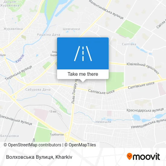 Карта Волховська Вулиця