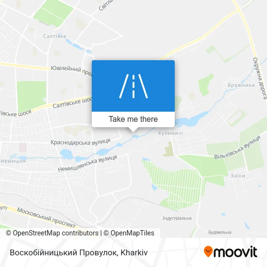 Карта Воскобійницький Провулок