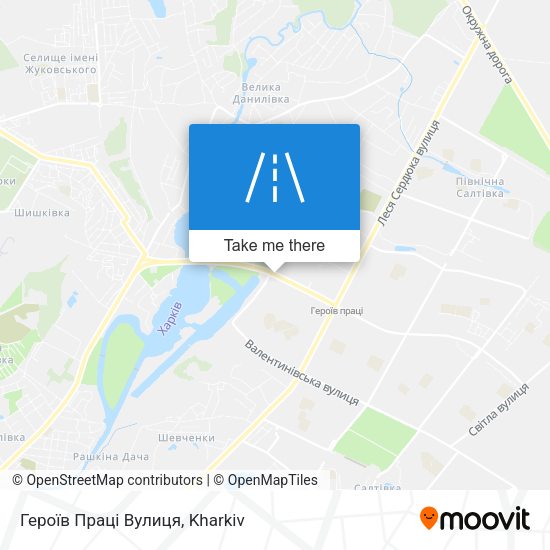 Героїв Праці Вулиця map