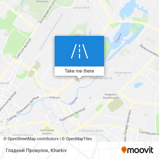 Карта Гладкий Провулок