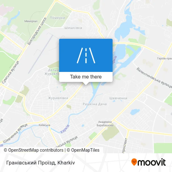 Гранівський Проїзд map