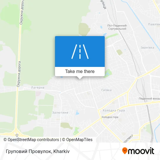 Карта Груповий Провулок