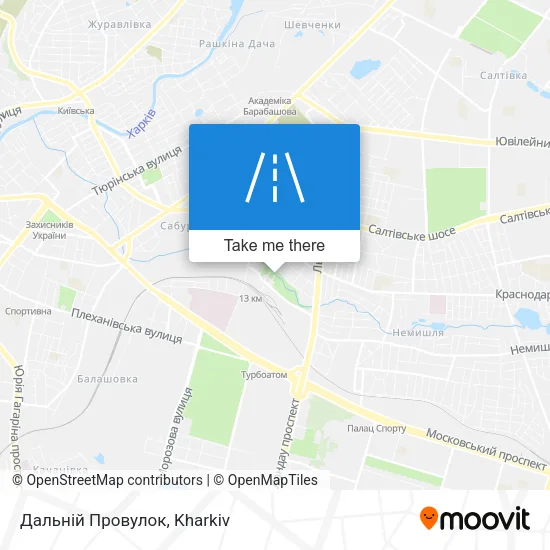 Карта Дальній Провулок