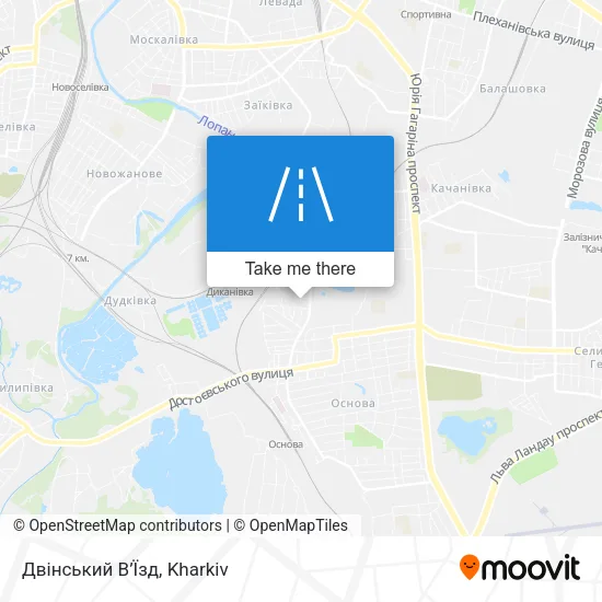 Карта Двінський В’Їзд