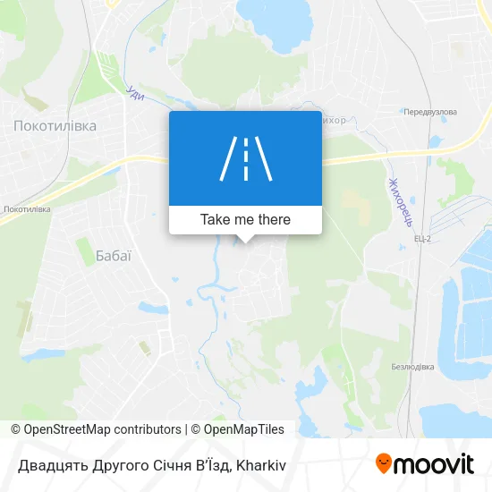 Карта Двадцять Другого Січня В’Їзд