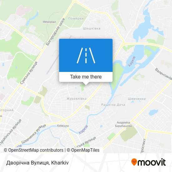 Карта Дворічна Вулиця