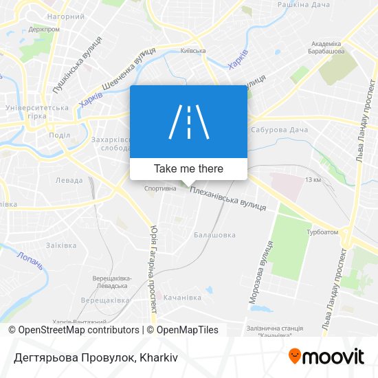 Дегтярьова Провулок map