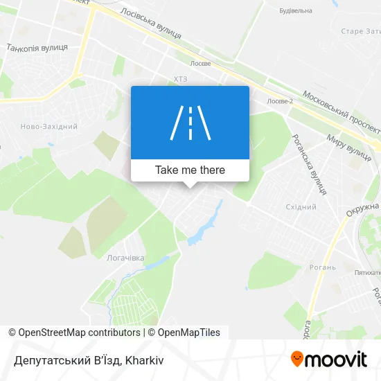 Карта Депутатський В’Їзд