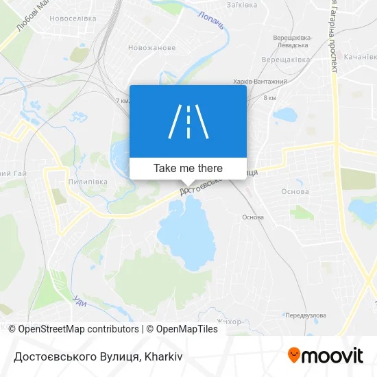 Карта Достоєвського Вулиця