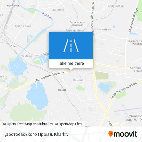 Достоєвського Проїзд map