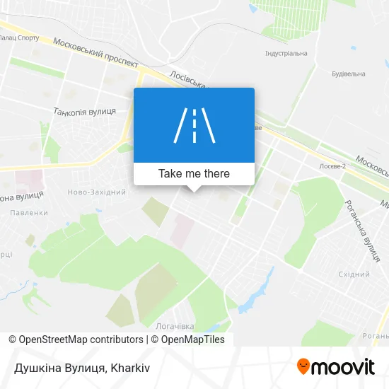 Карта Душкіна Вулиця