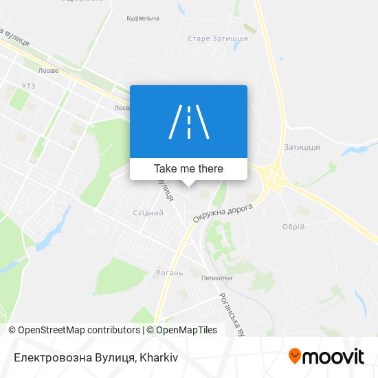 Електровозна Вулиця map